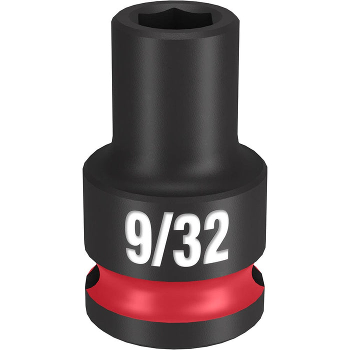 Milwaukee Tool Accessories Milwaukee SHOCKWAVE™ Impact Duty™ 3/8" Drive 9/32" Standard 6 Point Socket