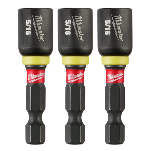 Milwaukee Tool Accessories Milwaukee SHOCKWAVE Impact Duty™ 5/16” x 1-7/8” Magnetic Nut Driver 3PK