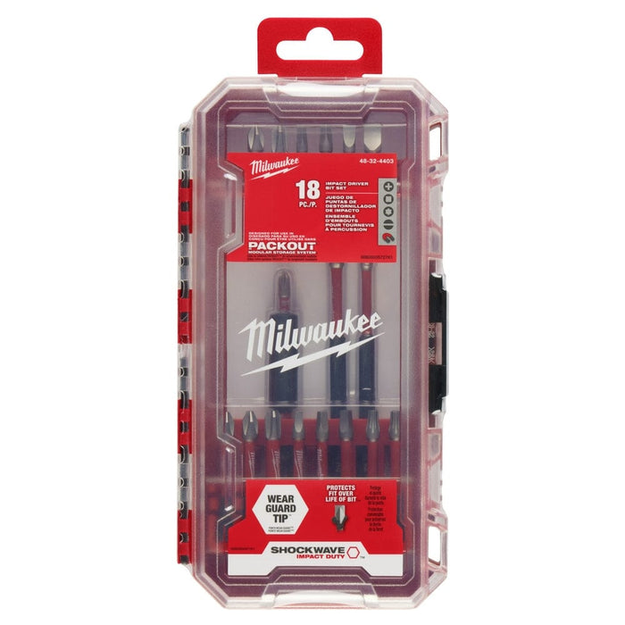 Milwaukee Tool Milwaukee SHOCKWAVE Impact Duty™ Driver Bit Set – 18PC