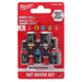 Milwaukee Tool Accessories Milwaukee SHOCKWAVE Impact Duty™ Insert Magnetic Nut Driver Set 5PC