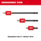 Milwaukee Tool Power Tools Accessories Milwaukee SHOCKWAVE Impact Duty™ Magnetic Attachment and PH2 Bit Set - 3PC