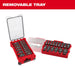 Milwaukee Tool Milwaukee SHOCKWAVE™ Impact Duty™ Socket 1/2” Dr 15PC SAE PACKOUT™ Set