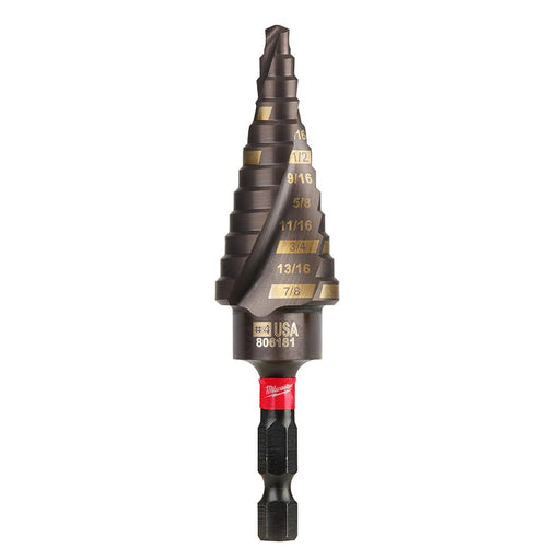 Milwaukee Tool Power Tools Accessories Milwaukee SHOCKWAVE™ Impact Duty™ Step Bit #4 3/16 - 7/8 in.