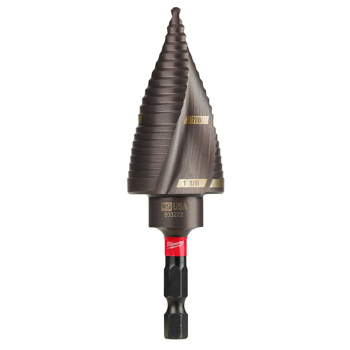 Milwaukee Tool Power Tools Accessories Milwaukee SHOCKWAVE™ Impact Duty™ Step Bit #9 7/8 in. &1-1/8 in.