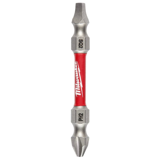 Milwaukee Tool Milwaukee SHOCKWAVE™ Impact Phillips #2 / Square #2 Double Ended Bit