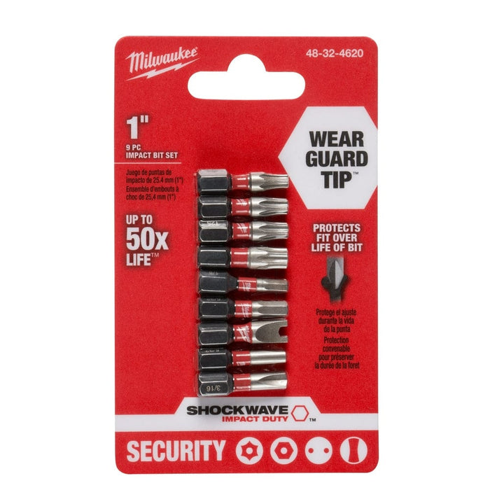 Milwaukee Tool Milwaukee SHOCKWAVE™ Impact  Security Insert Bit Set - 9PC