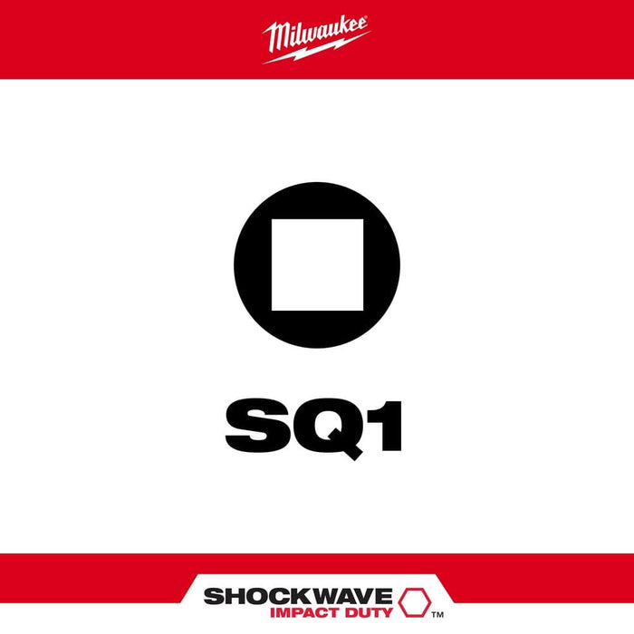 Milwaukee Tool Milwaukee SHOCKWAVE™ Impact Square Recess #1 Insert Bits