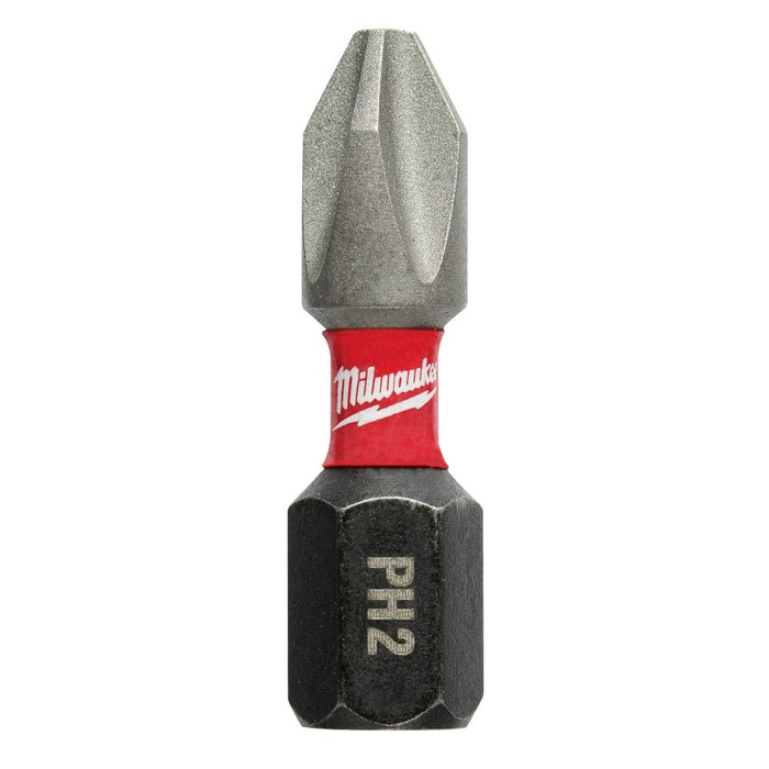 Milwaukee Tool Power Tools Accessories Milwaukee SHOCKWAVE™ Phillips #2 Insert Bit (15-Piece Contractor Pack)