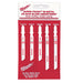 Milwaukee Tool Milwaukee T-Shank Jig Saw Blade Assortment for Metal & Wood Cutting, General Purpose Assortment