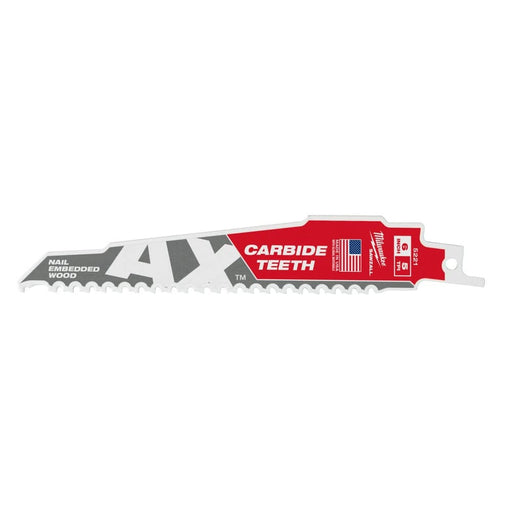 Milwaukee Tool Milwaukee The Ax™ with Carbide Teeth SAWZALL™ Blade 6 in. 5T 3PK