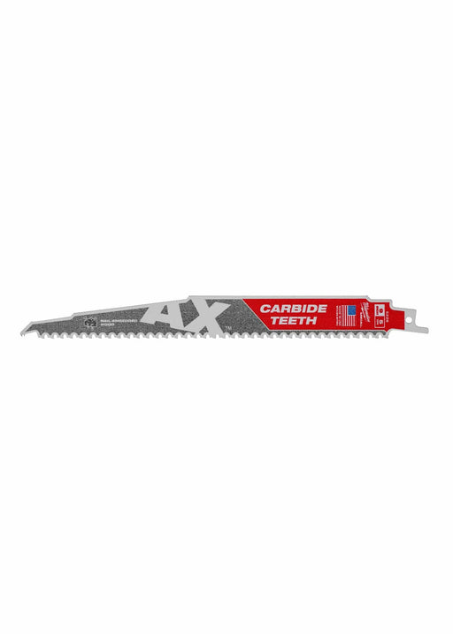 Milwaukee Tool Power Tools Accessories Milwaukee The Ax™ with Carbide Teeth SAWZALL™ Blade 9 in. 5T