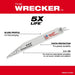 Milwaukee Tool Power Tools Accessories Milwaukee The Wrecker™ Multi-Material SAWZALL® Blade 12 in. 7/11TPI 5 pk