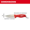 Milwaukee Tool Milwaukee Tradesman Fixed Blade Knife