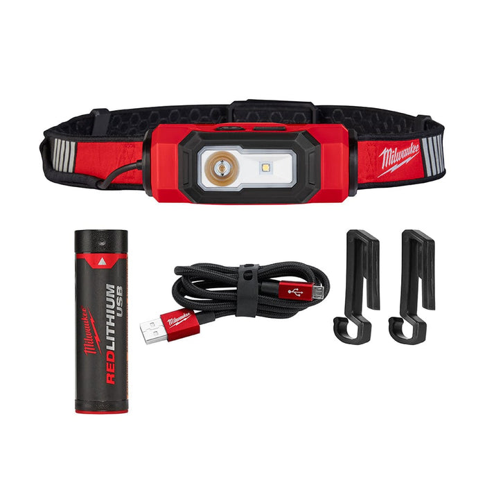 Milwaukee Tool Apparel and Safety Gear Milwaukee USB Rechargeable BEACON™ Hard Hat Light