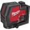 Milwaukee Tool Tools Milwaukee USB Rechargeable Green Cross Line & Plumb Points Laser