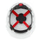 Milwaukee Tool Apparel and Safety Gear Milwaukee White Front Brim Vented Hard Hat w/4pt Ratcheting Suspension - Type 1, Class C