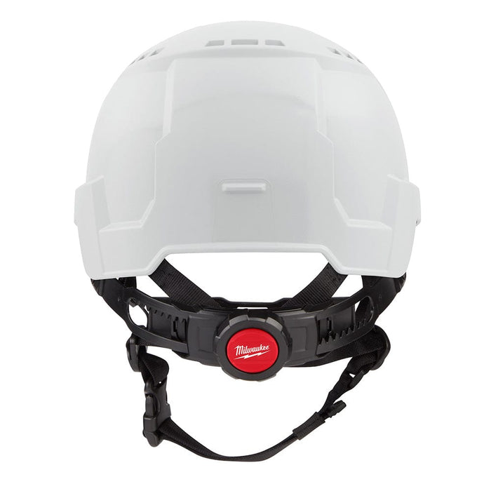 Milwaukee Tool Apparel and Safety Gear Milwaukee White Front Brim Vented Safety Helmet (USA) - Type 2, Class C