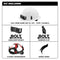 Milwaukee Tool Apparel and Safety Gear Milwaukee White Full Brim Hard Hat w/4pt Ratcheting Suspension - Type 1, Class E