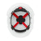 Milwaukee Tool Apparel and Safety Gear Milwaukee White Full Brim Hard Hat w/4pt Ratcheting Suspension - Type 1, Class E