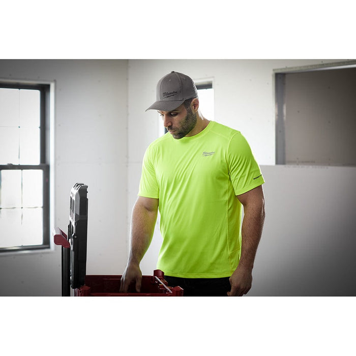 Milwaukee Tool Apparel and Safety Gear Milwaukee WORKSKIN™ Lightweight Performance Shirt - Short Sleeve