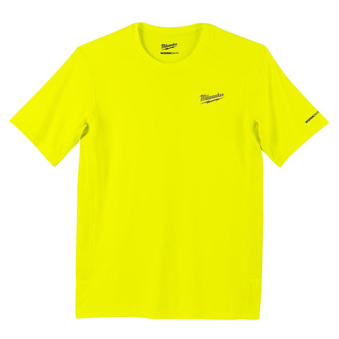 Milwaukee WORKSKIN™ Lightweight Performance Shirt - Short Sleeve - HI Vis 3X