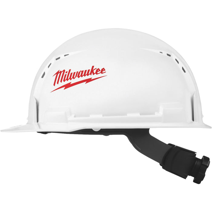 Milwaukee Front Brim Vented Hard Hat with BOLT™ Accessories 
 – Type 1 Class C