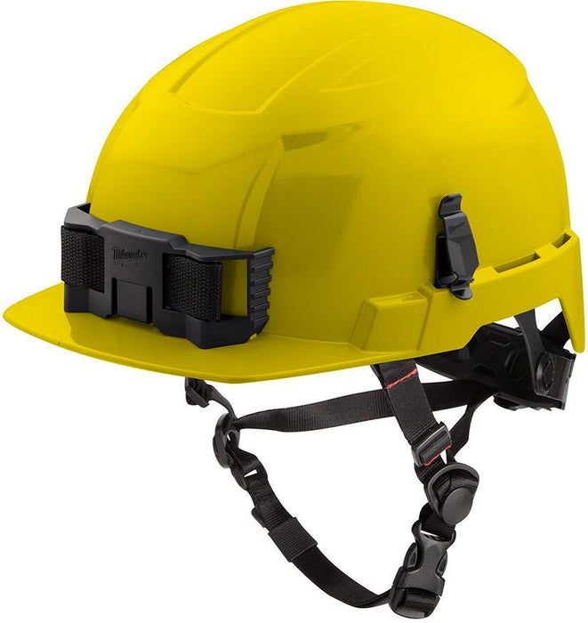 Milwaukee Yellow Front Brim Safety Helmet (USA) - Type 2, Class E