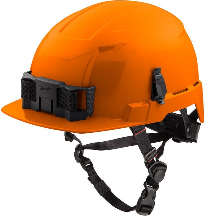 Milwaukee Orange Front Brim Safety Helmet (USA) - Type 2, Class E