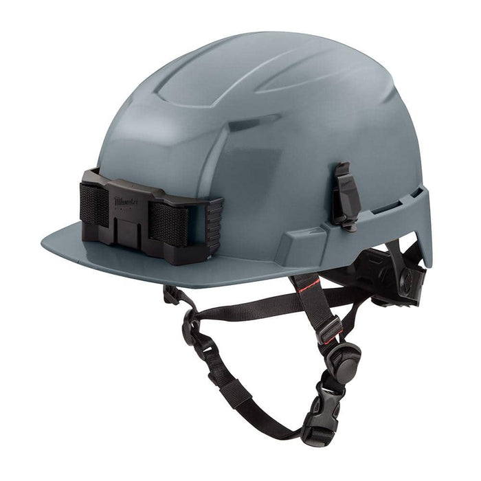 Milwaukee Gray Front Brim Helmet with BOLT™ - Type 2, Class E