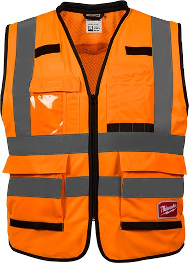 Milwaukee High Visibility Orange Performance Safety Vest - XXL/XXXL (CSA)
